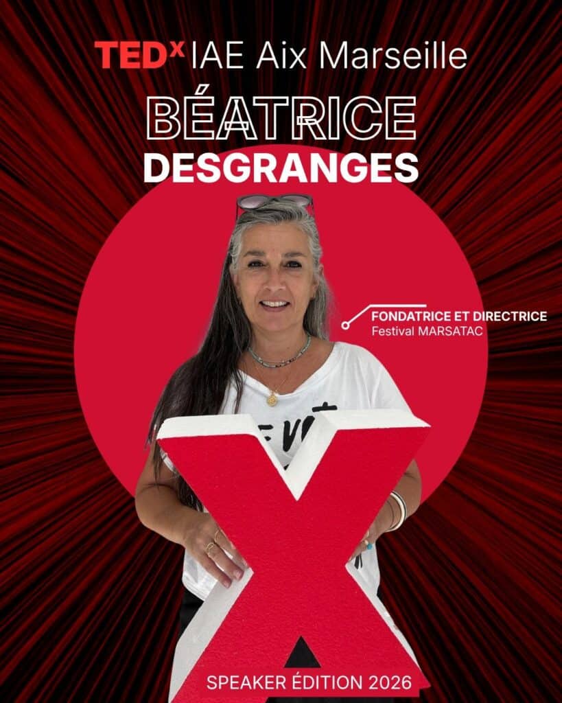 Affiche du speaker Béatrice Desgranges, TEDx IAE Aix-Marseille 2026
