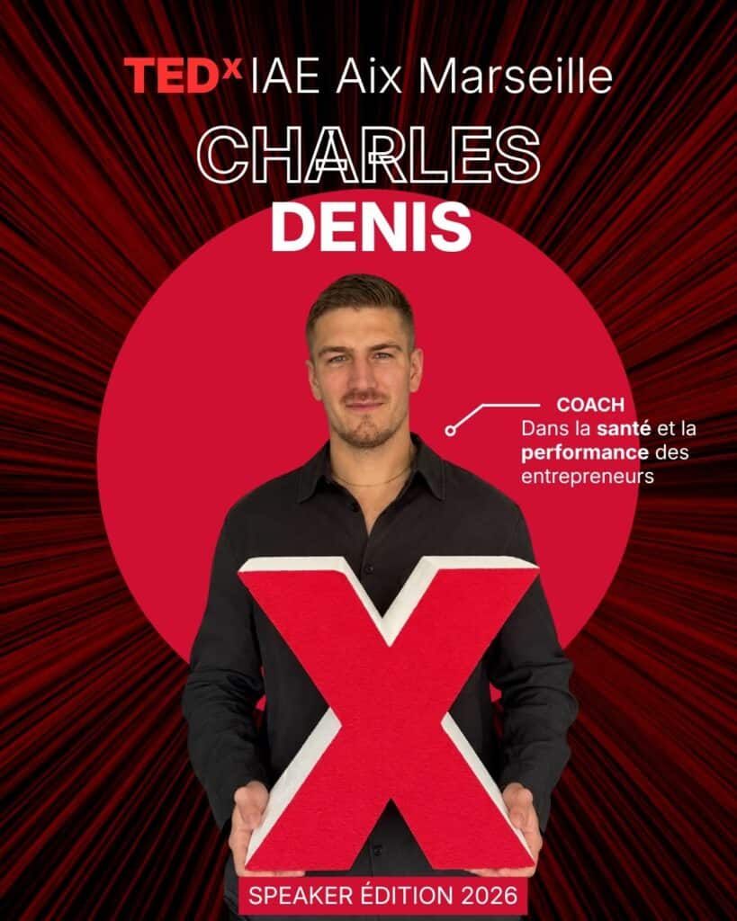 Affiche du speaker Charles Denis, TEDx IAE Aix-Marseille 2026