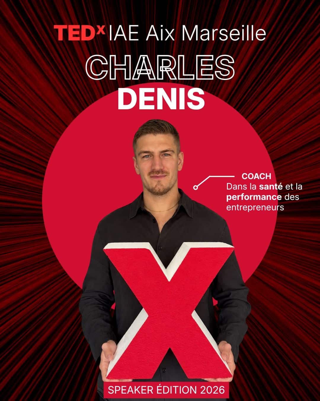 Affiche du speaker 3 du TEDx IAE Aix-Marseille 2026