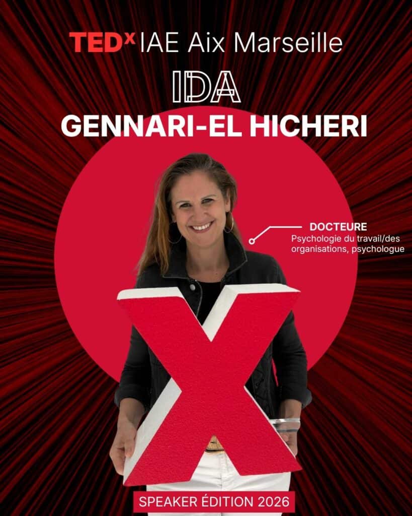 Affiche du speaker Ida Gennari-El Hicheri, TEDx IAE Aix-Marseille 2026